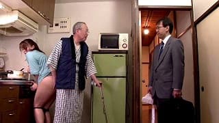 VKO-160 Japanese wife and father tube – The father-in-law forced her daughter-in-law