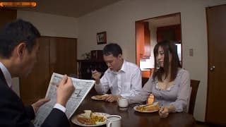 VKO-205 Japanese wife son porn – I was fascinated by the sweaty tits of dad’s new wife